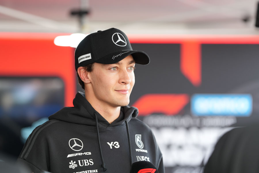 F1日本GPラッセル「むしろ問題だった」疑惑のフロントウィングに反論　メルセデスへの疑念を一蹴