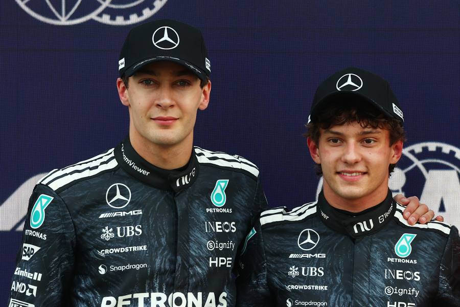 メルセデスの驚異的な躍進「ラッセルが勝たなければ、アントネッリが勝つ」“チーム内対決”へ