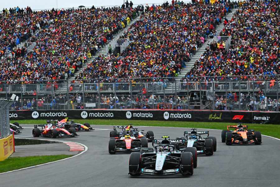 【F1カナダGPタイム差】アントネッリが4連勝、ハミルトン2位　アストンマーティン・ホンダは苦戦