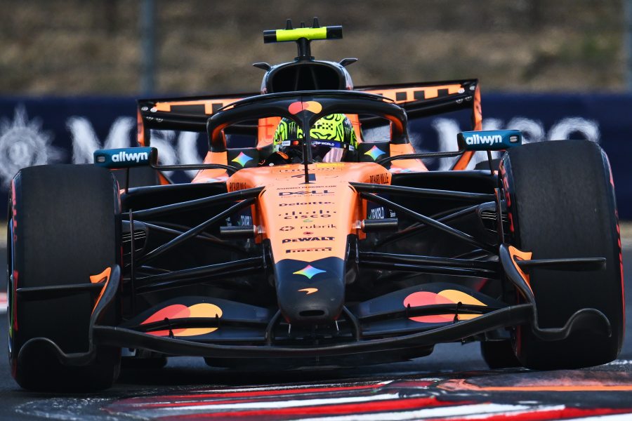 【F1ハンガリーGP｜予選Q3タイム差】ノリスがフェラーリ勢を抑えてポール獲得　フェルスタッペンはスピン、ラッセルはストップ