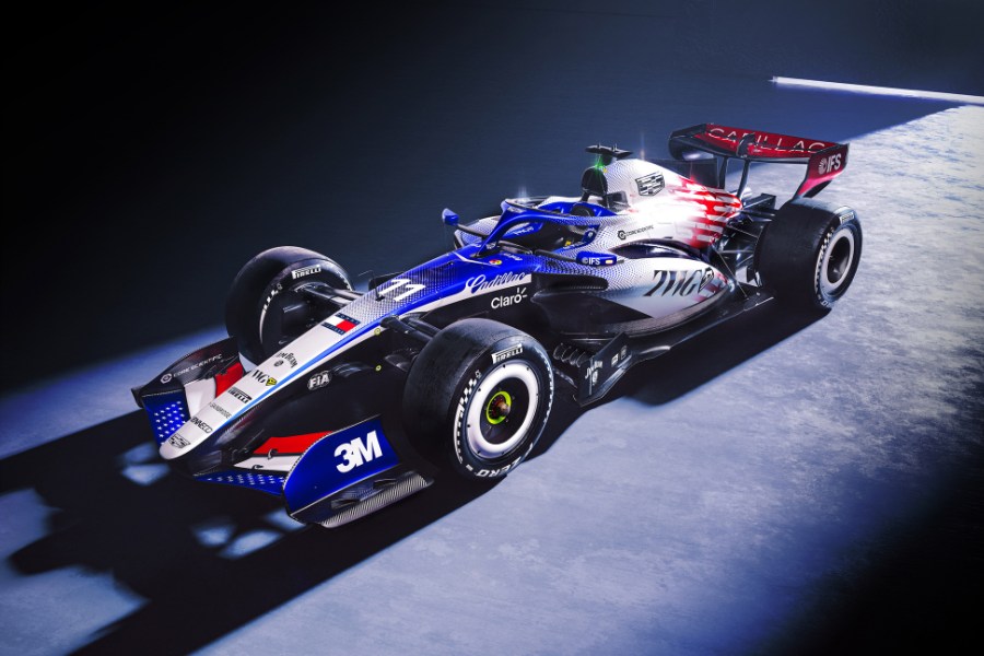 キャデラックF1チームは、F1イギリスGP限定で、アメリカ建国250周年を記念した特別カラーを発表した