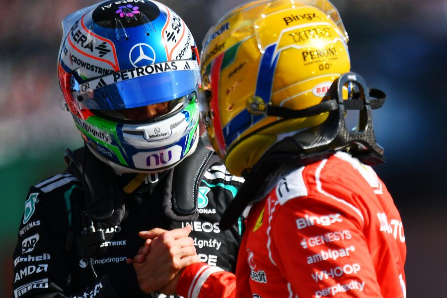 【F1イギリスGPスプリント｜タイム差】19歳アントネッリが41歳ハミルトンを逆転　スタート成功のアロンソは追突されスピン