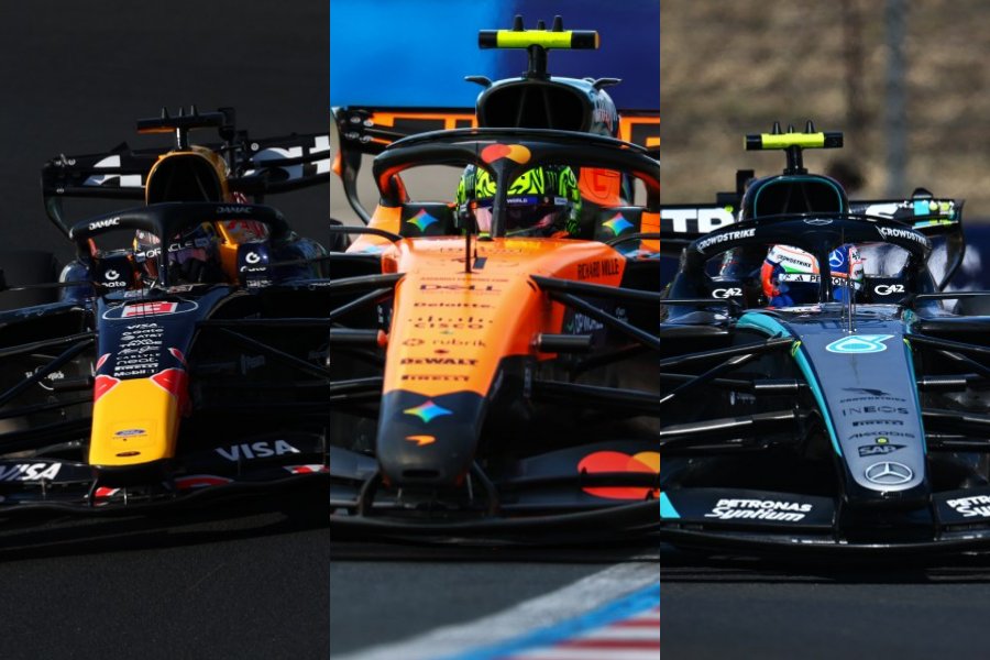 【F1ハンガリーGP｜決勝レースタイム差】アストンマーティン・ホンダがライバルと戦い13・14位、ノリスは今季初優勝