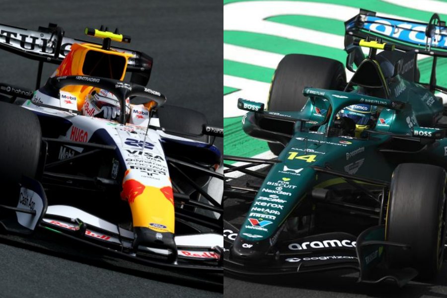 【F1オランダGP】残り10周で日本勢に注目！ホンダ新PUのアロンソ9番手、角田裕毅11番手でポイント争い　10番手はガスリー