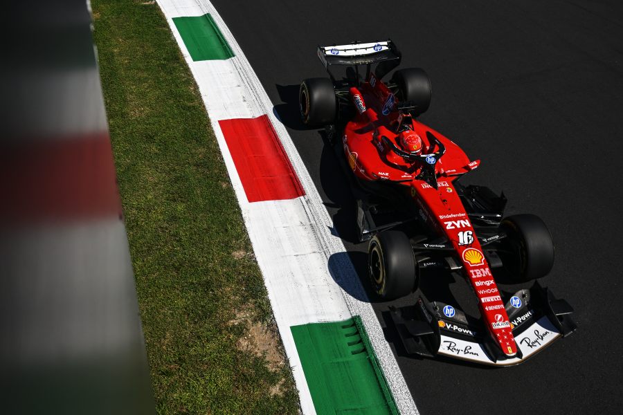 【F1イタリアGP】赤旗！ルクレール、地元モンツァで悪夢･･･2周目にまさかの単独クラッシュ　ティフォシの目には涙