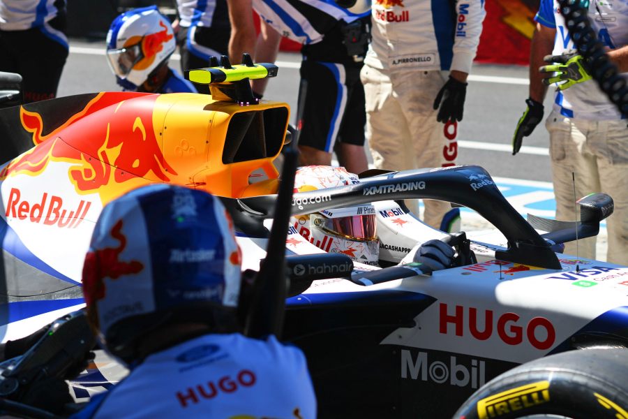 【F1イタリアGP FP1ダイジェスト】角田裕毅「何やってるんだよ！」日本人2人がモンツァ走行、新PU投入のフェラーリが1－2　マクラーレンが「Hウイング」をテスト